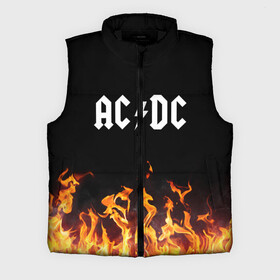 Мужской жилет утепленный 3D с принтом AC DC в Тюмени,  |  | ac | ac dc | dc | music | rock | музыка | рок