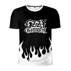 Мужская футболка 3D спортивная с принтом Ozzy Osbourne в Тюмени, 100% полиэстер с улучшенными характеристиками | приталенный силуэт, круглая горловина, широкие плечи, сужается к линии бедра | music | ozzy | ozzy osbourne | rock | музыка | оззи | оззи осборн | ози | осборн | рок