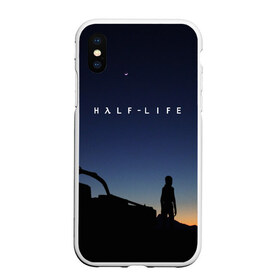 Чехол для iPhone XS Max матовый с принтом HALF-LIFE в Тюмени, Силикон | Область печати: задняя сторона чехла, без боковых панелей | alyx vance | black mesa | citadel | fps | game | gordon freeman | half life | half life 2 | lambda | valve | гордон фриман | гордон фримент | фриман | хал | халф лайф | черная меза