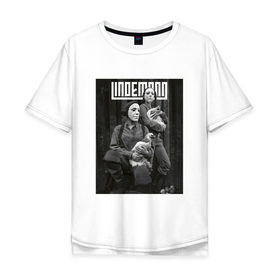 Мужская футболка хлопок Oversize с принтом Lindemann в Тюмени, 100% хлопок | свободный крой, круглый ворот, “спинка” длиннее передней части | industrial | lindemann | metal | pain | peter | rammstein | rock | tagtgren | till | индастриал | линдеманн | метал | петер | пэйн | раммштайн | рок | тилль | тэгтгрен