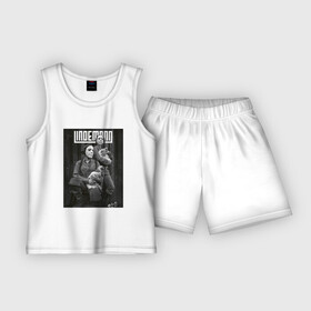 Детская пижама с шортами хлопок с принтом Lindemann в Тюмени,  |  | industrial | lindemann | metal | pain | peter | rammstein | rock | tagtgren | till | индастриал | линдеманн | метал | петер | пэйн | раммштайн | рок | тилль | тэгтгрен