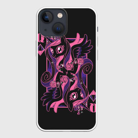 Чехол для iPhone 13 mini с принтом My little pony в Тюмени,  |  | applejack | little | magic | mlp | my | pinkie pie | pony | rainbow dash | rarity | twilight | дракон | дружба | единорог | искорка | пони | селестия | спайк | сумеречная | это чудо