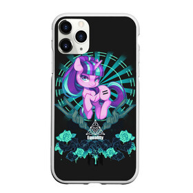 Чехол для iPhone 11 Pro матовый с принтом My little pony в Тюмени, Силикон |  | applejack | little | magic | mlp | my | pinkie pie | pony | rainbow dash | rarity | twilight | дракон | дружба | единорог | искорка | пони | селестия | спайк | сумеречная | это чудо