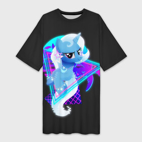Платье-футболка 3D с принтом Мой маленький пони в Тюмени,  |  | applejack | little | magic | mlp | my | pinkie pie | pony | rainbow dash | rarity | twilight | дракон | дружба | единорог | искорка | пони | селестия | спайк | сумеречная | это чудо