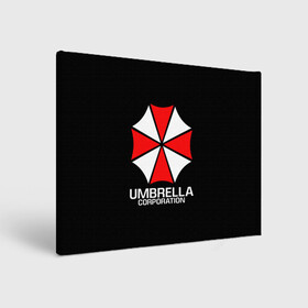 Холст прямоугольный с принтом UMBRELLA CORP | АМБРЕЛЛА КОРП в Тюмени, 100% ПВХ |  | Тематика изображения на принте: ada wong | biohazard | leon | nemesis | project resistance | raccoon city | re | re3 | resident evil | resident evil 3 | rpd | stars | umbrella | ада вонг | амбрелла | немезис | ужасы