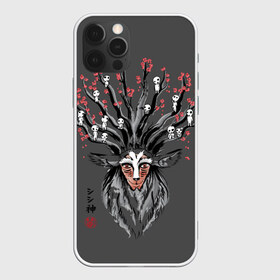 Чехол для iPhone 12 Pro Max с принтом Princess Mononoke в Тюмени, Силикон |  | eboshi | ghibli | hayao | hime | lady | miyazaki | mononoke | princess | studio | аситака | волчица | гибли | дух леса | мононоке | моро | сан