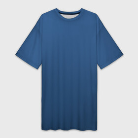 Платье-футболка 3D с принтом 19 4052 Classic Blue в Тюмени,  |  | 9 4052 | без дизайна | без принта | без узора | главный цвет 2020 года | код цвета | нг | новый год | праздник | про | рождество | синий | синяя одежда | цвет нового года