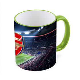 Кружка с полной запечаткой с принтом FC Arsenal в Тюмени, керамика | ёмкость 330 мл | arsenal | england | англия | арсенал