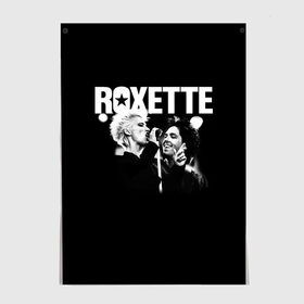 Постер с принтом Roxette в Тюмени, 100% бумага
 | бумага, плотность 150 мг. Матовая, но за счет высокого коэффициента гладкости имеет небольшой блеск и дает на свету блики, но в отличии от глянцевой бумаги не покрыта лаком | Тематика изображения на принте: pop | rock | roxette | мари фредрикссон | пер гессле | поп | поп рок. евро поп | рок | роксет | роксэт