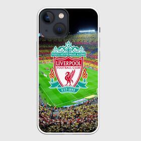 Чехол для iPhone 13 mini с принтом FC Liverpool в Тюмени,  |  | england | liverpool fc | англия | ливерпуль