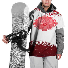 Накидка на куртку 3D с принтом Hazbin Hotel Новогодний в Тюмени, 100% полиэстер |  | Тематика изображения на принте: claus | hazbin hotel | hell | santa | ад | ада | аластор | вэгги | клаус | олени | отель хазбин | пасхалки | рай | рождество | санта | снежинки | тайны | чарли