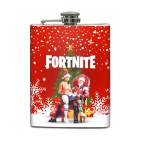 Фляга с принтом FORTNITE НОВОГОДНИЙ в Тюмени, металлический корпус | емкость 0,22 л, размер 125 х 94 мм. Виниловая наклейка запечатывается полностью | 2020 | christmas | fortnite | fortnite 2 | fortnite x | marshmello | new year | ninja | santa | маршмелло | ниндзя | новогодний | новый год | санта | фортнайт | фортнайт 2 | фортнайт глава 2