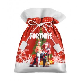 Подарочный 3D мешок с принтом FORTNITE НОВОГОДНИЙ в Тюмени, 100% полиэстер | Размер: 29*39 см | Тематика изображения на принте: 2020 | christmas | fortnite | fortnite 2 | fortnite x | marshmello | new year | ninja | santa | маршмелло | ниндзя | новогодний | новый год | санта | фортнайт | фортнайт 2 | фортнайт глава 2