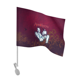 Флаг для автомобиля с принтом Агата Кристи в Тюмени, 100% полиэстер | Размер: 30*21 см | rock | агата | кристи | музыка | рок | самойлов