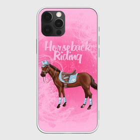 Чехол для iPhone 12 Pro Max с принтом Horseback Rading в Тюмени, Силикон |  | животные | конный спорт | конь | лошадь | наездник | спорт
