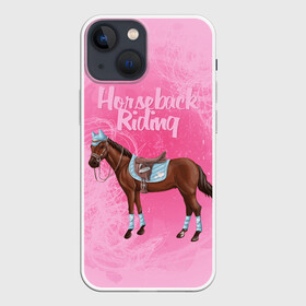 Чехол для iPhone 13 mini с принтом Horseback Rading в Тюмени,  |  | животные | конный спорт | конь | лошадь | наездник | спорт