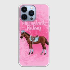 Чехол для iPhone 13 Pro с принтом Horseback Rading в Тюмени,  |  | животные | конный спорт | конь | лошадь | наездник | спорт
