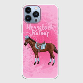 Чехол для iPhone 13 Pro Max с принтом Horseback Rading в Тюмени,  |  | животные | конный спорт | конь | лошадь | наездник | спорт