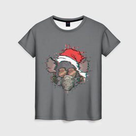 Женская футболка 3D с принтом Пиклрик крыс в Тюмени, 100% полиэфир ( синтетическое хлопкоподобное полотно) | прямой крой, круглый вырез горловины, длина до линии бедер | dsgnkovaleva рик и морти | happy new year. | piclerick | vdkovmar | дед мороз | джастин ройланд | дэн хармон | мистер мисикс | новый год | пиклрик | плюмбус. rickmorty | санта клаус