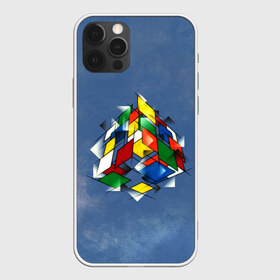 Чехол для iPhone 12 Pro Max с принтом Кубик Рубика в Тюмени, Силикон |  | mathematica | кубик | магия. формулы | математика | наука | рубика | соберись | технарь