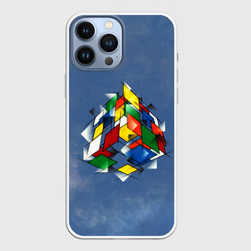 Чехол для iPhone 13 Pro Max с принтом Кубик Рубика в Тюмени,  |  | mathematica | кубик | магия. формулы | математика | наука | рубика | соберись | технарь