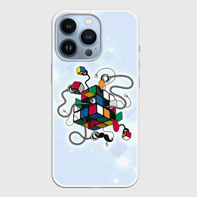 Чехол для iPhone 13 Pro с принтом Кубик Рубика в Тюмени,  |  | mathematica | кубик | магия. формулы | математика | наука | рубика | соберись | технарь