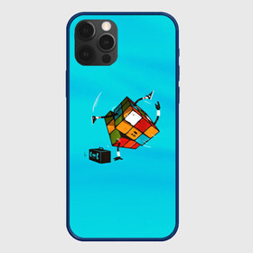 Чехол для iPhone 12 Pro Max с принтом Кубик Рубика танцор в Тюмени, Силикон |  | mathematica | кубик | магия. формулы | математика | наука | рубика | соберись | танец | технарь