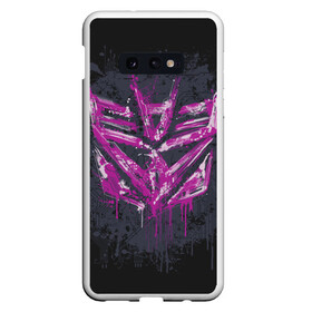 Чехол для Samsung S10E с принтом Transformers в Тюмени, Силикон | Область печати: задняя сторона чехла, без боковых панелей | bumblebee | transformers | автоботы | бамблби | мегатрон | оптимус прайм | роботы | трансформеры