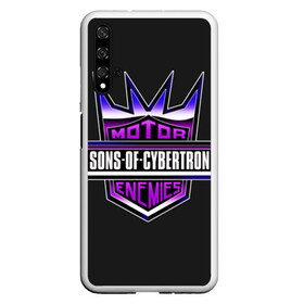 Чехол для Honor 20 с принтом Sons of cybertron в Тюмени, Силикон | Область печати: задняя сторона чехла, без боковых панелей | bumblebee | transformers | автоботы | бамблби | мегатрон | оптимус прайм | роботы | трансформеры