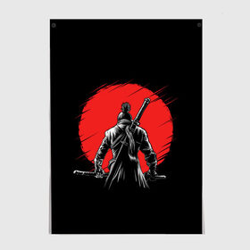 Постер с принтом Sekiro: Shadows Die Twice в Тюмени, 100% бумага
 | бумага, плотность 150 мг. Матовая, но за счет высокого коэффициента гладкости имеет небольшой блеск и дает на свету блики, но в отличии от глянцевой бумаги не покрыта лаком | armed | death | die | game | japan | ninja | one | samurai | sekiro | shadow | shinobi | wolf | волк | игра | ниндзя | самураи | самурай | тени | тень | шиноби | япония