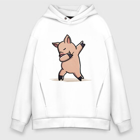 Мужское худи Oversize хлопок с принтом Dabbing Pig в Тюмени, френч-терри — 70% хлопок, 30% полиэстер. Мягкий теплый начес внутри —100% хлопок | боковые карманы, эластичные манжеты и нижняя кромка, капюшон на магнитной кнопке | best | dab | dabbig | dance | freedom | hip hop | music | pig | rap | даб | даббинг | крутой | лучший | музыка | рэп | рэпер | свинья | свобода | танец | хип хоп