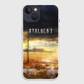 Чехол для iPhone 13 с принтом STALKER 2 в Тюмени,  |  | s.t.a.l.k.e.r. | stalker | арт | зона | зона отчуждения | игра | мутант | пейзаж | припять | радиация | радиоктивный фон | сталкер | чернобыль