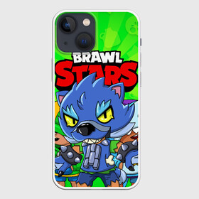 Чехол для iPhone 13 mini с принтом BRAWL STARS LEON в Тюмени,  |  | brawl stars | brawl stars leon | brawler | leon | shark | werewolf | акула | бравл старз | бравлер | леон | оборотень