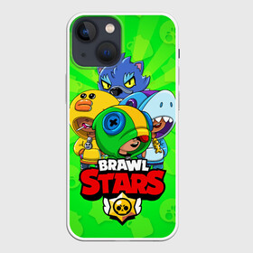 Чехол для iPhone 13 mini с принтом BRAWL STARS LEON в Тюмени,  |  | brawl stars | brawl stars leon | brawler | leon | sally | shark | werewolf | акула | бравл старз | бравлер | леон | оборотень | салли