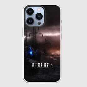 Чехол для iPhone 13 Pro с принтом STALKER GAME в Тюмени,  |  | Тематика изображения на принте: s.t.a.l.k.e.r. | stalker | арт | зона | зона отчуждения | игра | мутант | пейзаж | припять | радиация | радиоктивный фон | сталкер | чернобыль