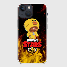 Чехол для iPhone 13 mini с принтом BRAWL STARS SALLY LEON в Тюмени,  |  | brawl stars | crow | leon | leon shark | sally leon | shark | stars | акула | берли | ворон | леон | леон акула | спайк | эль примо