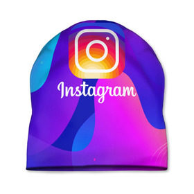 Шапка 3D с принтом Instagram Exclusive в Тюмени, 100% полиэстер | универсальный размер, печать по всей поверхности изделия | insta | instagram | instagramm | social | видео | инста | инстаграм | инстаграмм | приложение | социальная сеть | фото