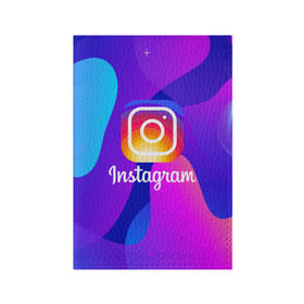 Обложка для паспорта матовая кожа с принтом Instagram Exclusive в Тюмени, натуральная матовая кожа | размер 19,3 х 13,7 см; прозрачные пластиковые крепления | Тематика изображения на принте: insta | instagram | instagramm | social | видео | инста | инстаграм | инстаграмм | приложение | социальная сеть | фото