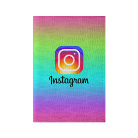 Обложка для паспорта матовая кожа с принтом INSTAGRAM 2020 в Тюмени, натуральная матовая кожа | размер 19,3 х 13,7 см; прозрачные пластиковые крепления | Тематика изображения на принте: insta | instagram | instagramm | social | видео | инста | инстаграм | инстаграмм | приложение | социальная сеть | фото