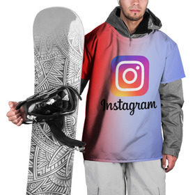 Накидка на куртку 3D с принтом INSTAGRAM в Тюмени, 100% полиэстер |  | insta | instagram | instagramm | social | видео | инста | инстаграм | инстаграмм | приложение | социальная сеть | фото