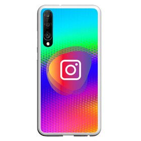 Чехол для Honor P30 с принтом INSTAGRAM в Тюмени, Силикон | Область печати: задняя сторона чехла, без боковых панелей | Тематика изображения на принте: insta | instagram | instagramm | social | видео | инста | инстаграм | инстаграмм | приложение | социальная сеть | фото