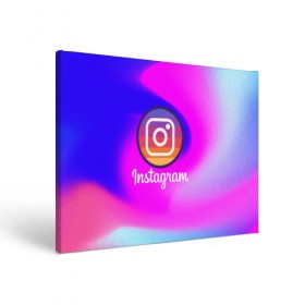 Холст прямоугольный с принтом INSTAGRAM в Тюмени, 100% ПВХ |  | Тематика изображения на принте: insta | instagram | instagramm | social | видео | инста | инстаграм | инстаграмм | приложение | социальная сеть | фото