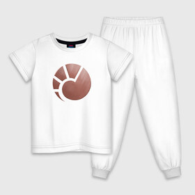 Детская пижама хлопок с принтом MINMATAR в Тюмени, 100% хлопок |  брюки и футболка прямого кроя, без карманов, на брюках мягкая резинка на поясе и по низу штанин
 | eve | eve online | minmatar | игры | минматар | эмблема