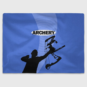 Плед 3D с принтом Archery в Тюмени, 100% полиэстер | закругленные углы, все края обработаны. Ткань не мнется и не растягивается | archer | archery | bow | bow hunter | bowhunter | лук | лучник | стрельба из лука