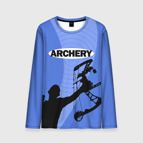 Мужской лонгслив 3D с принтом Archery в Тюмени, 100% полиэстер | длинные рукава, круглый вырез горловины, полуприлегающий силуэт | archer | archery | bow | bow hunter | bowhunter | лук | лучник | стрельба из лука
