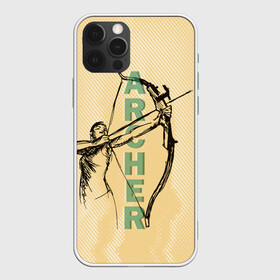 Чехол для iPhone 12 Pro с принтом Archer в Тюмени, силикон | область печати: задняя сторона чехла, без боковых панелей | archer | archery | bow | bow hunter | bowhunter | лук | лучник | стрельба из лука