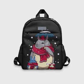 Детский рюкзак 3D с принтом My Neighbor Totoro зонт от снега в Тюмени, 100% полиэстер | лямки с регулируемой длиной, сверху петелька, чтобы рюкзак можно было повесить на вешалку. Основное отделение закрывается на молнию, как и внешний карман. Внутри дополнительный карман. По бокам два дополнительных кармашка | Тематика изображения на принте: anime | hayao miyazaki | japanese | meme | miyazaki | piano | studio ghibli | tokyo | totoro | гибли | котобус | мой | сосед | сусуватари | тонари | тоторо | хаяо миядзаки