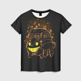 Женская футболка 3D с принтом My Neighbor Totoro оранжевый кот в Тюмени, 100% полиэфир ( синтетическое хлопкоподобное полотно) | прямой крой, круглый вырез горловины, длина до линии бедер | anime | hayao miyazaki | japanese | meme | miyazaki | piano | studio ghibli | tokyo | totoro | гибли | котобус | мой | сосед | сусуватари | тонари | тоторо | хаяо миядзаки