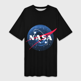 Платье-футболка 3D с принтом NASA Black Hole в Тюмени,  |  | black hole | mars | nasa | space | stars | x | галактика | дыра | звезда | звезды | илон | космос | марс | маск | наса | черная | черная дыра