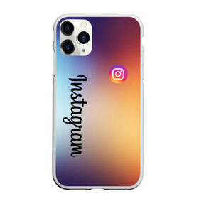 Чехол для iPhone 11 Pro Max матовый с принтом Instagram в Тюмени, Силикон |  | 